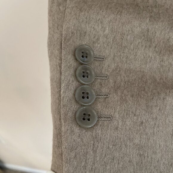 Joseph & Lyman Cashmere Blazer Sport Coat Men 40R Beige Two Button Ventless EUC - Picture 4 of 14